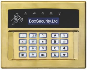 Surface or Flush Mount Keypad - Gold
